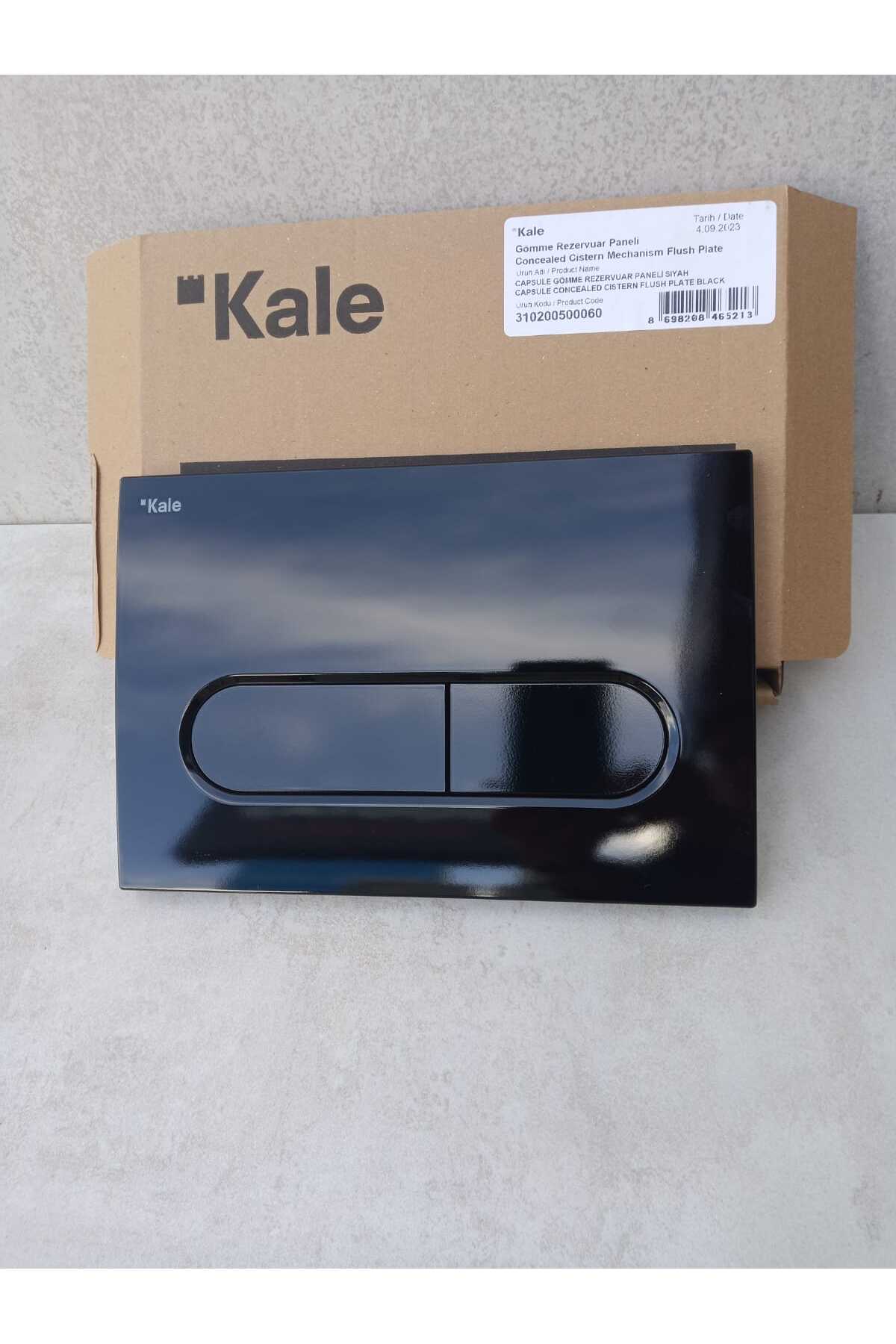 Capsule Gömme Rezervuar Kumanda Paneli PARLAK SİYAH