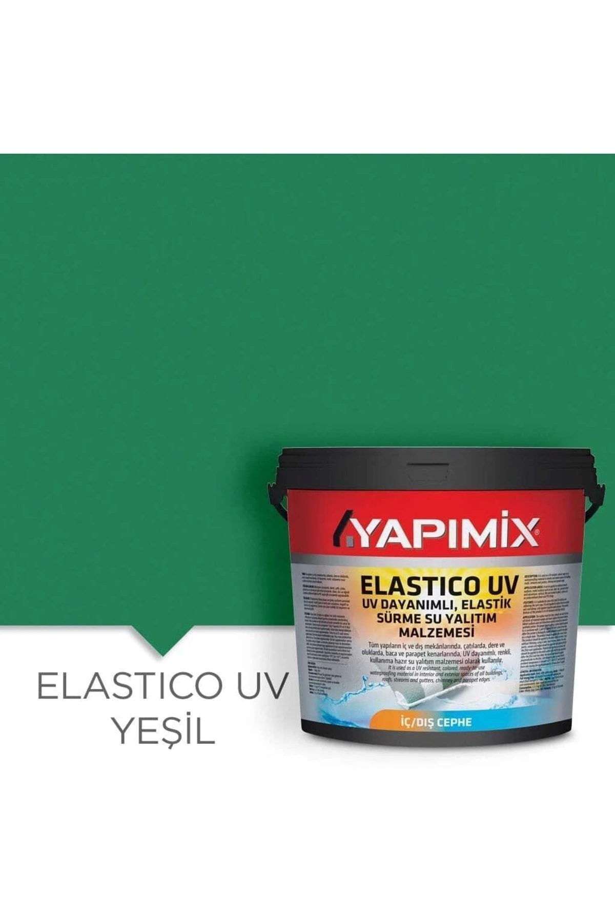 Elastico Uv - Uv Dayanımlı Teras Dam Çatı Dere Oluk Sürme Su Yalıtım Malzemesi
