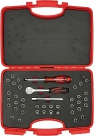 Izeltaş 42 Parça 1/4'' Bits Uçlu Lokma Anahtar Takımı