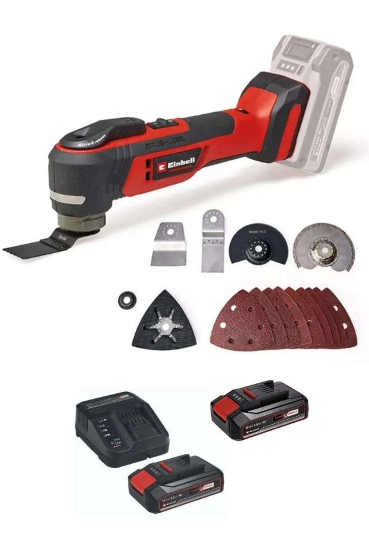 TP-MG 18 Li BL 2x2.5ah Akülü Raspalama