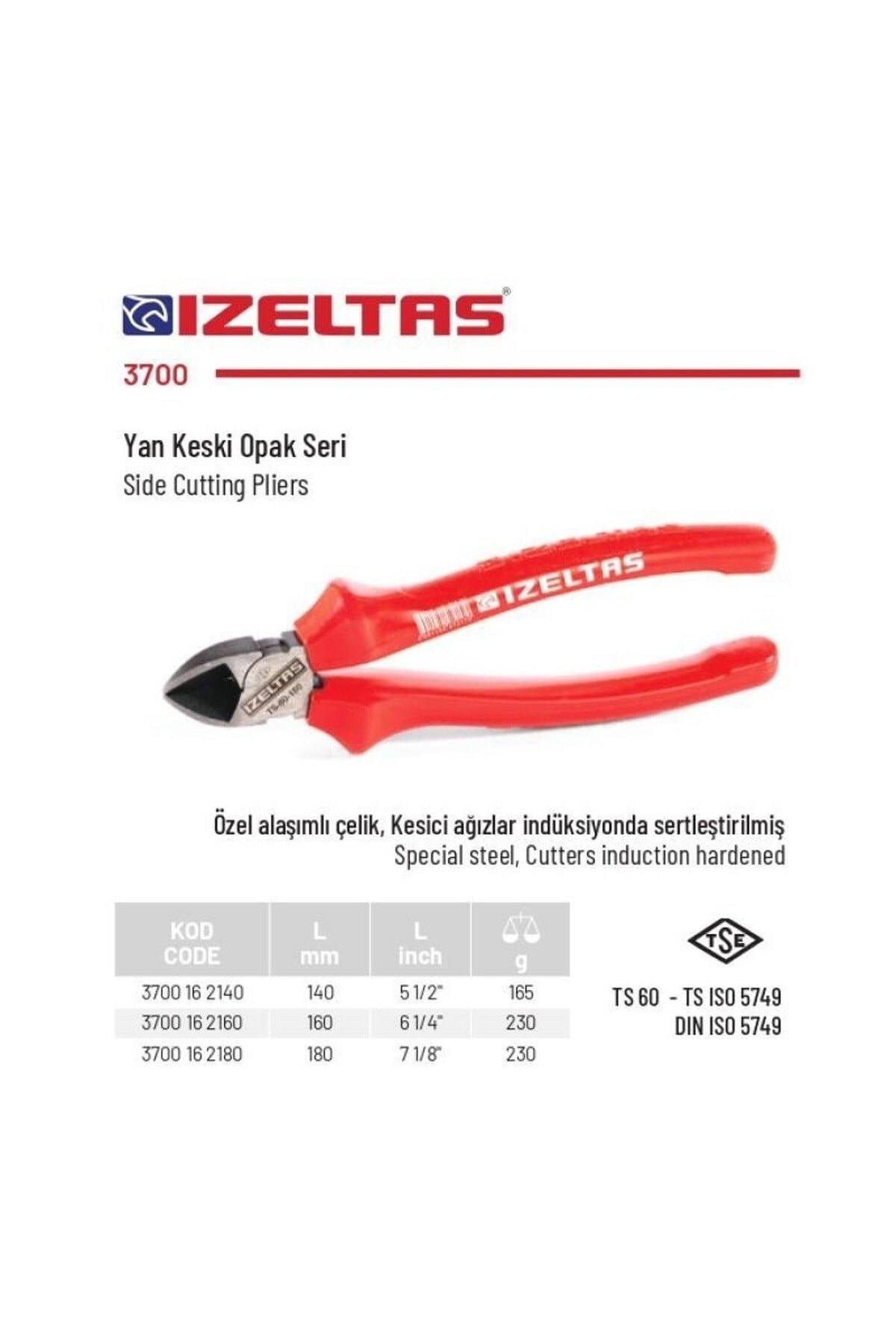 Yan Keski Opak Seri 160 mm
