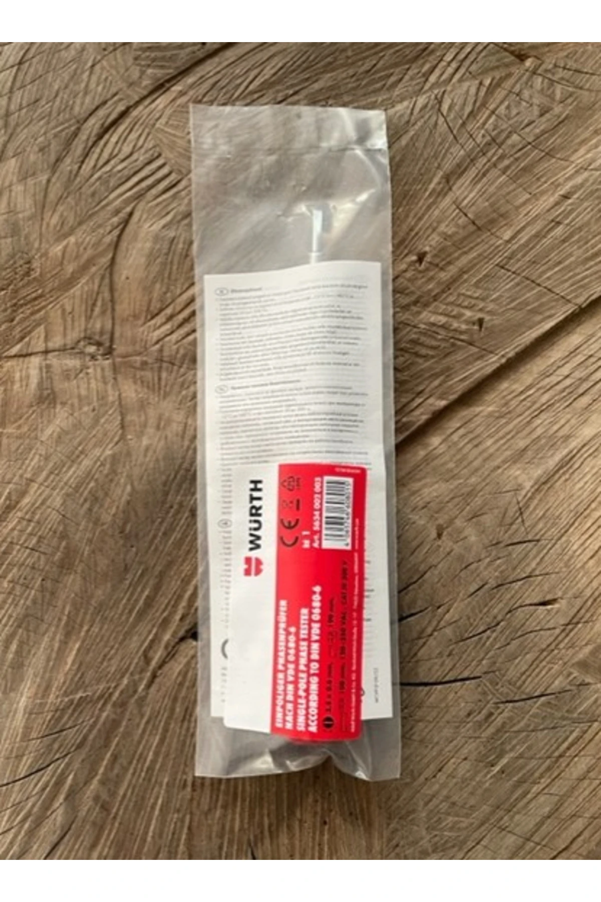 WÜRTH ELEKTRİK KONTROL KALEMİ DÜZ UÇLU TORNAVİDA 190MM GERMANY