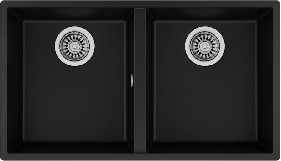 Square 760 Tg Tezgah Altı Siyah Granit Evye