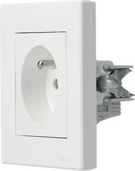 Asfora – Çocuk Korumalı Ups Priz, 16A, Çerçeveli – Beyaz EPH2800221