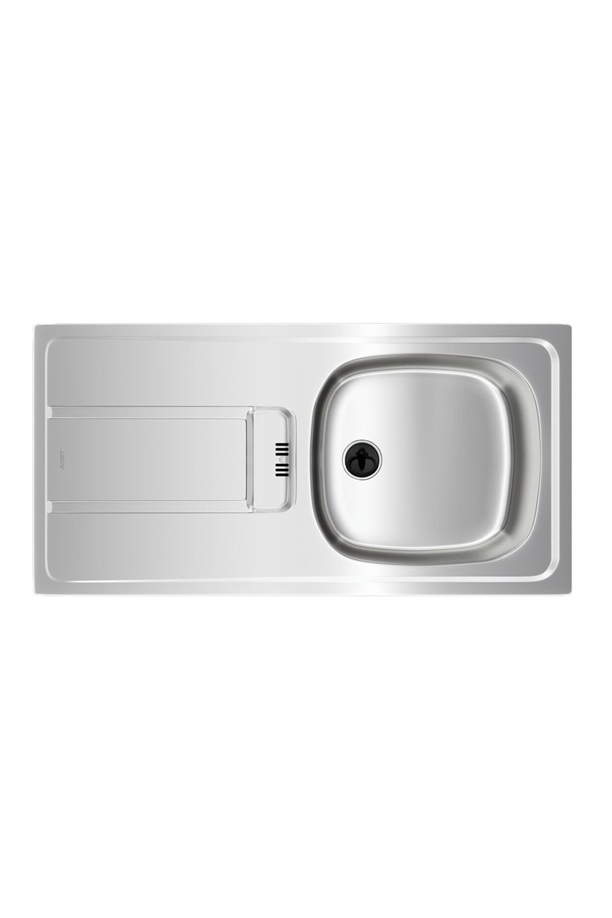 Gravity 45 Mikro Keten Dokulu Tek Gözlü Sağ Damlalıklı Eviye (.115120043)