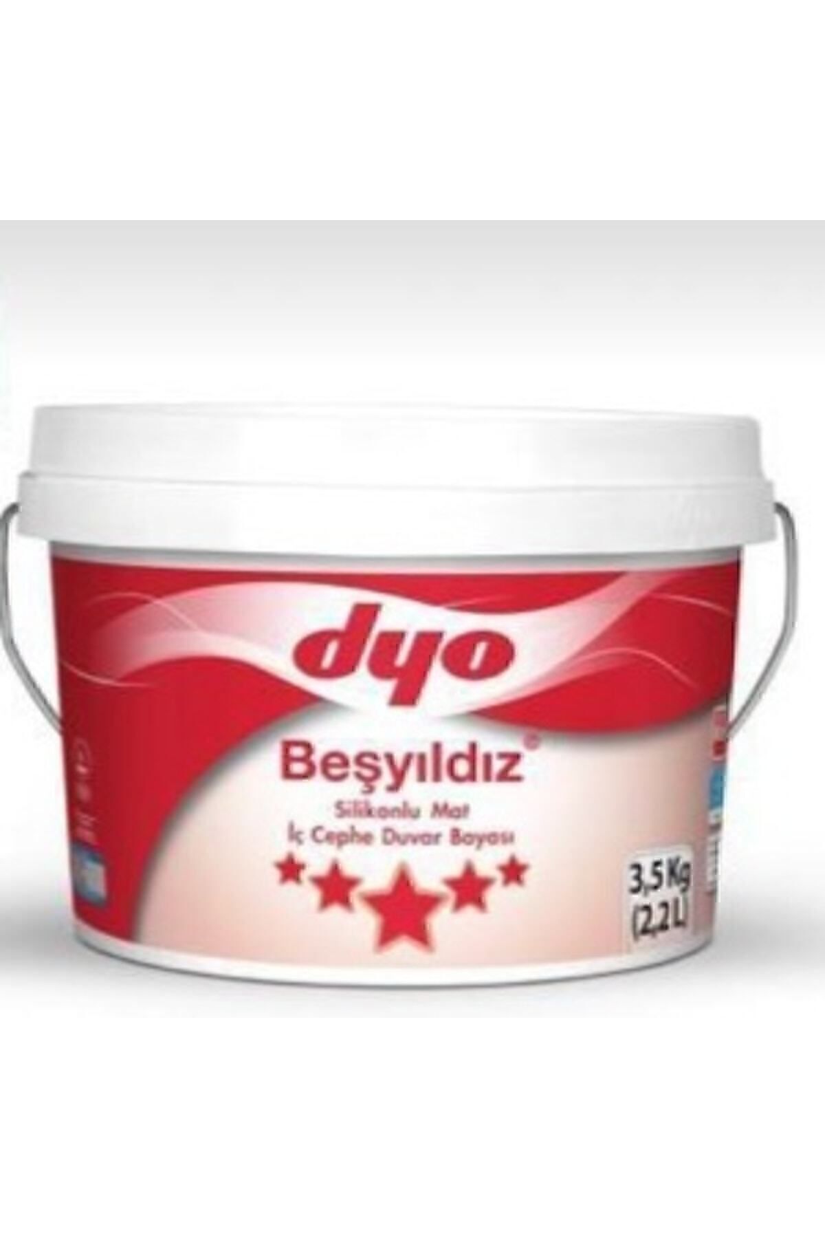 Beşyıldız Silikonlu Mat Iç Antrasit Gri 10 Kg