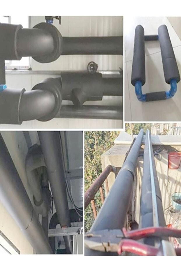 Kauçuk Boru İzolasyonu 1.1/4" İç Çap 42mm, 13mm Et Kalınlık, 2metre Boru Kılıfı