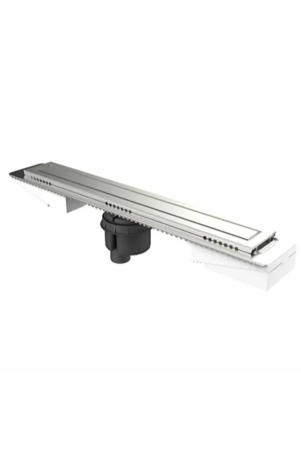 Elegant Dikdörtgen Duş Kanalı 80 Cm - Parlak Krom - Alttan - Dk100 080 - 5606778