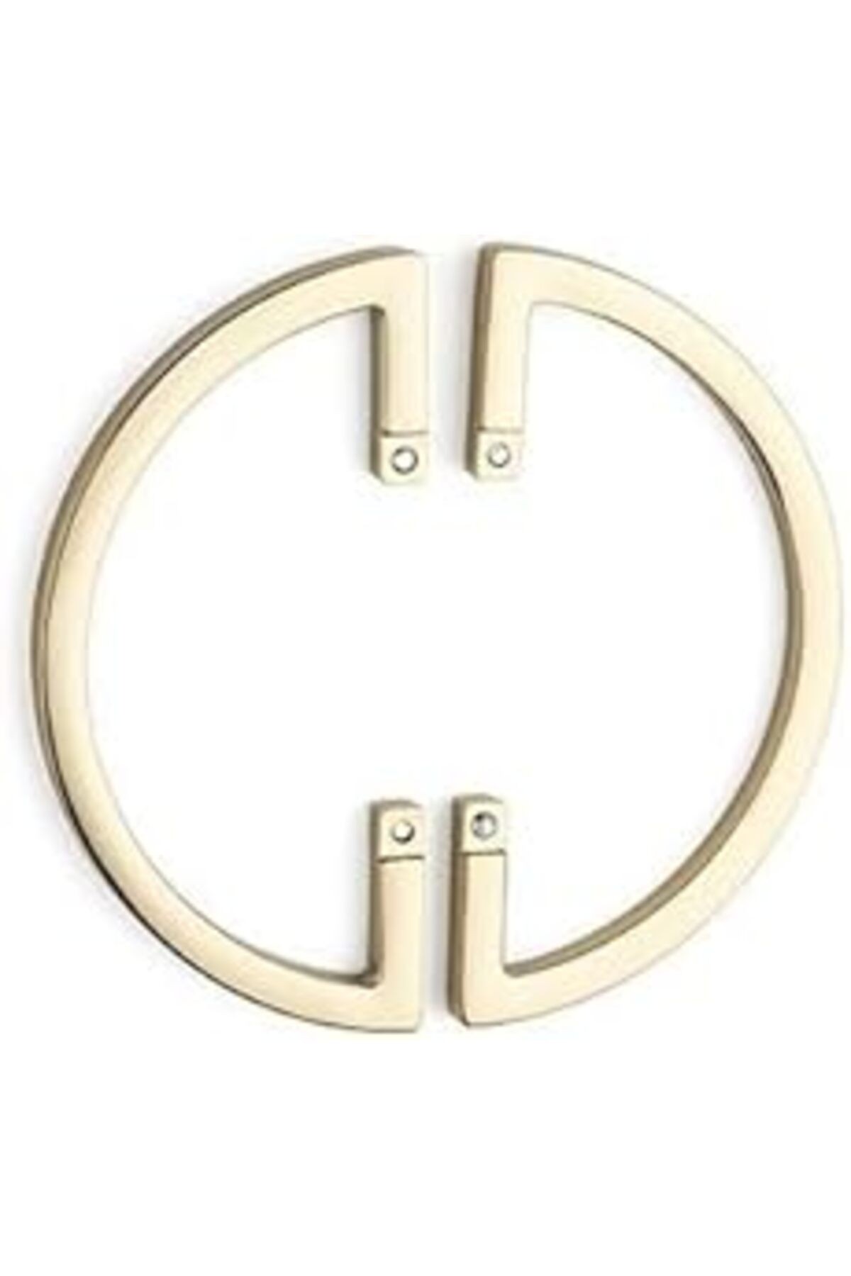 System 64 Mm Altın Rengi Modern Kulp Tek Adet Yarım