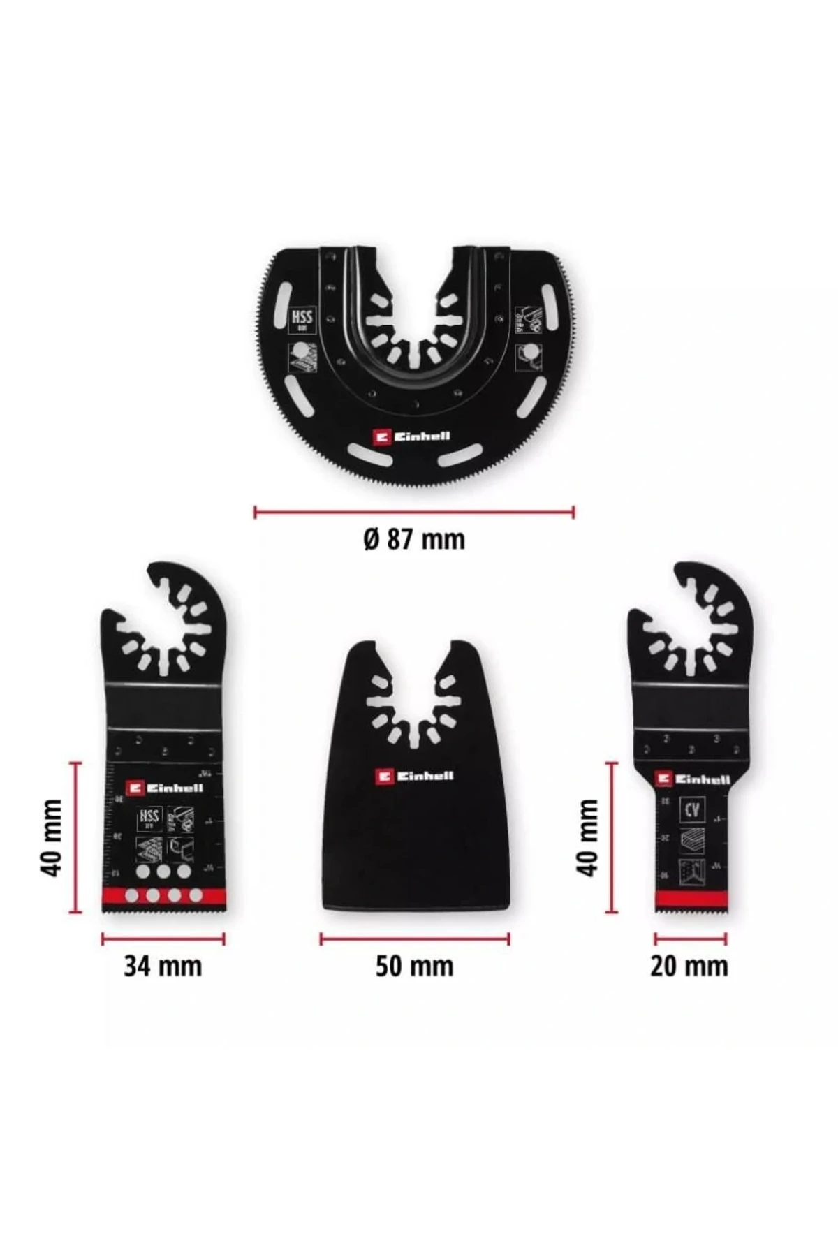 BFS Raspalama Uç Seti 4 Parça