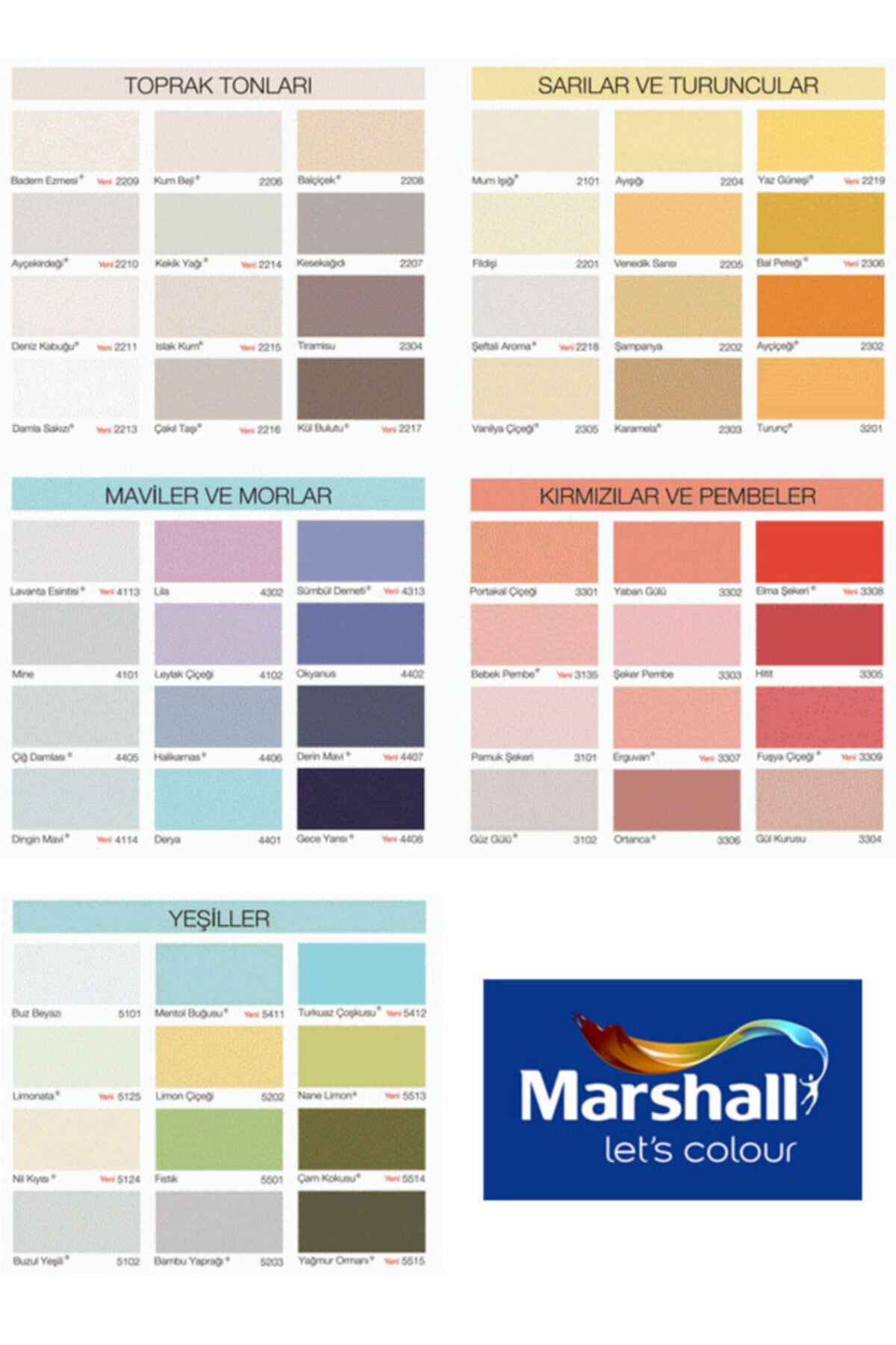 MARSHALL Fıstık Rengi Silikonlu Özel Mat  Boya 2,5 lt