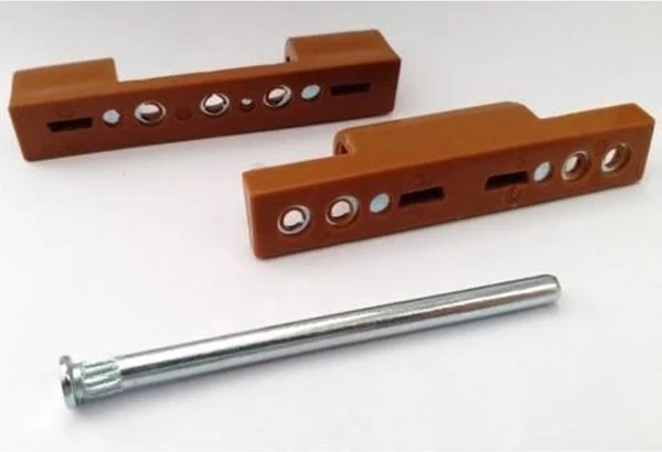 Kahverengi Pvc Doğrama Menteşesi 90MM Içi Tam Çelik