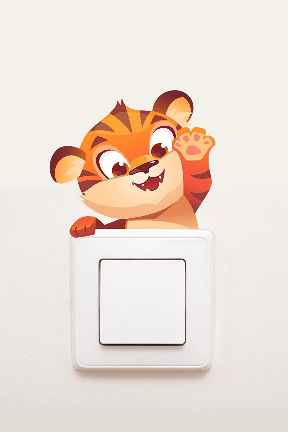 Priz - Minik Kaplan Çocuk Odası Dekoratif Priz Sticker