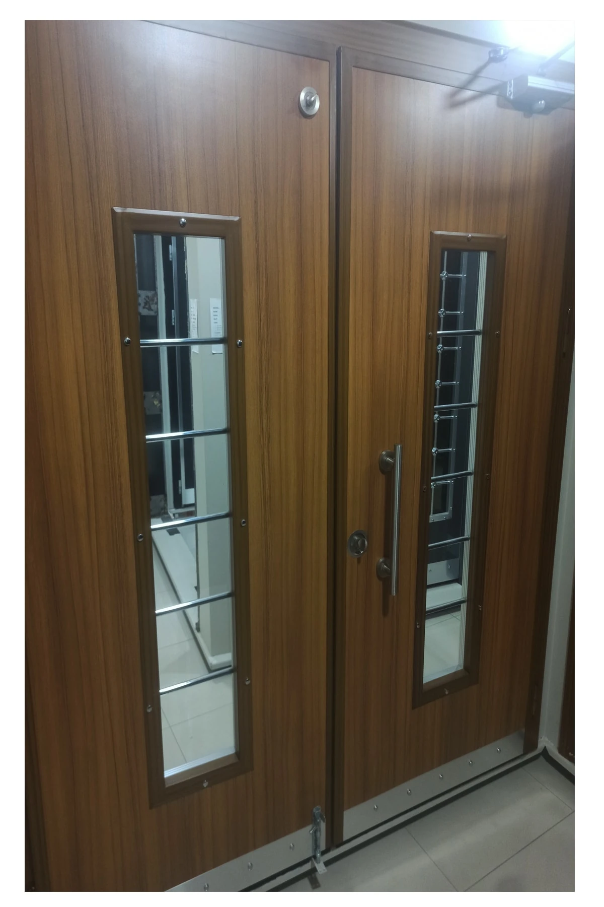 Celik Kapi Villa Kapısı, Abd Model Apartman Giriş Kapısı Sol Açılım Bina Kapısı