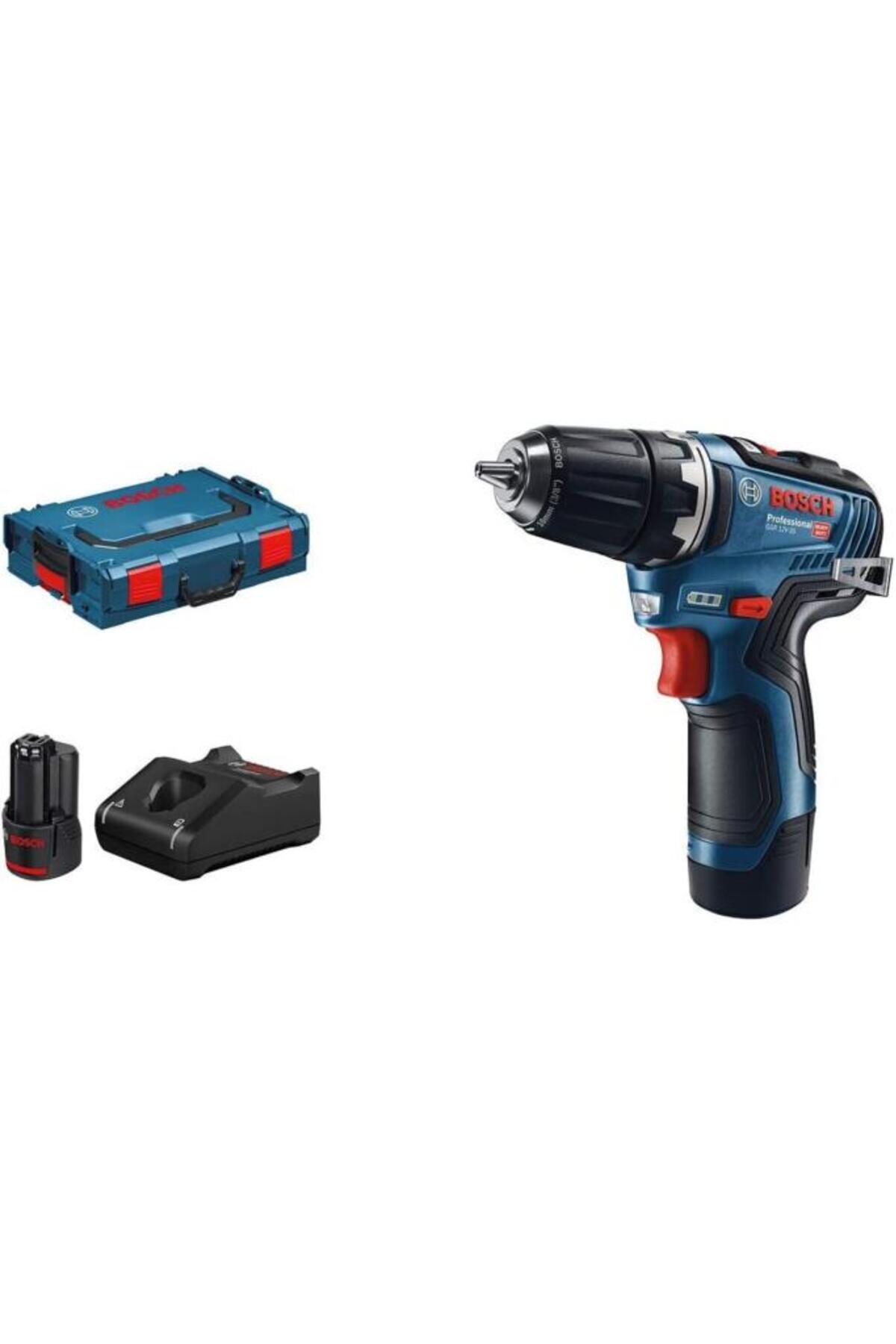 GSR 12V-35 FC Çift Akülü 3 Ah Vidalama Makinesi