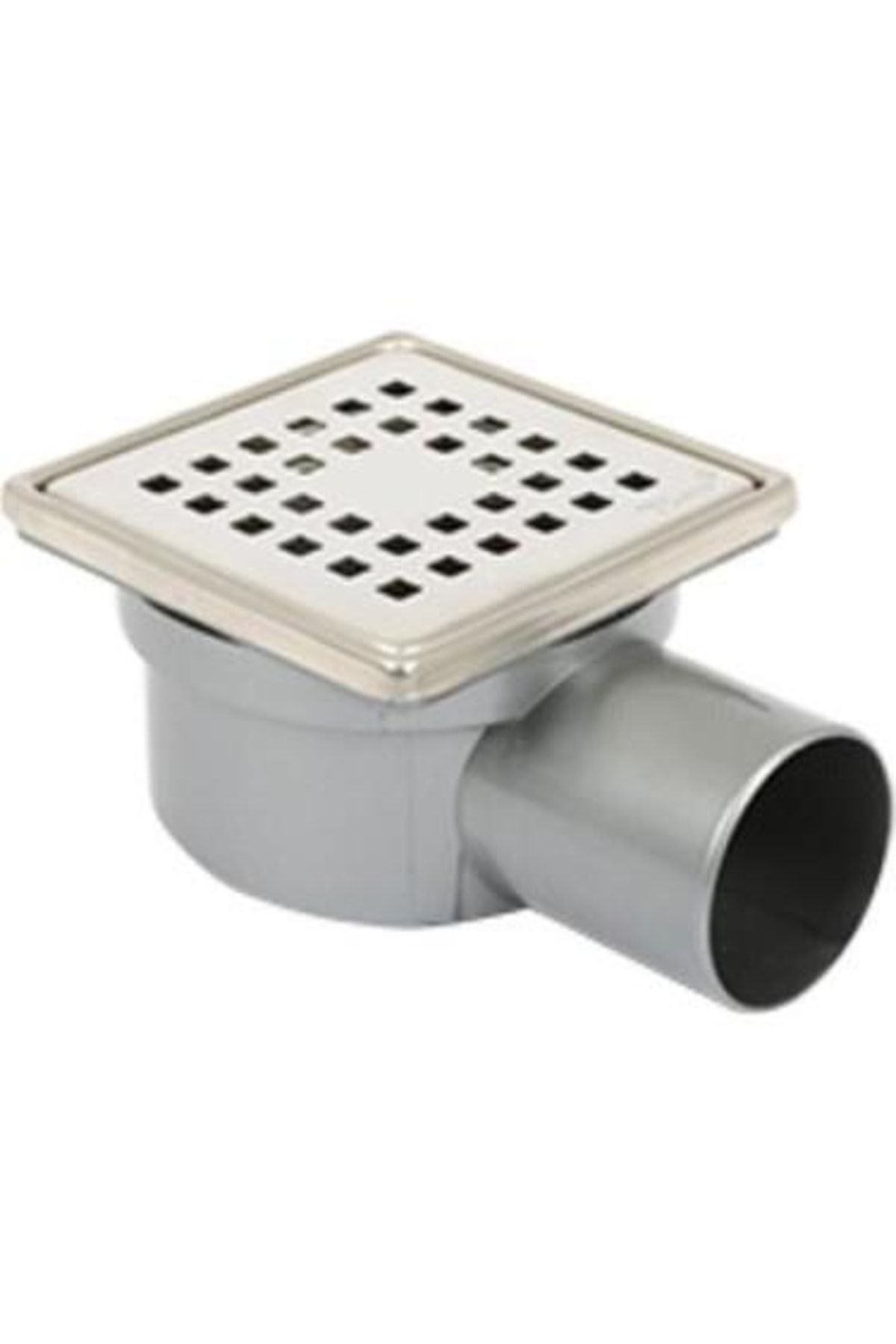 Çelik Çerçeveli Yer Süzgeci Çakıltaşı 10x10 - Q50 Çıkışlı Klapeli