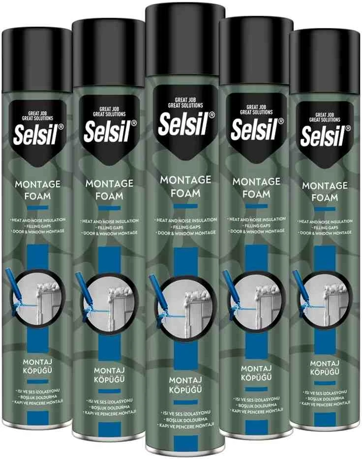 Pu Montaj Köpüğü Manuel 600 gr (1 Koli 16 Adet )