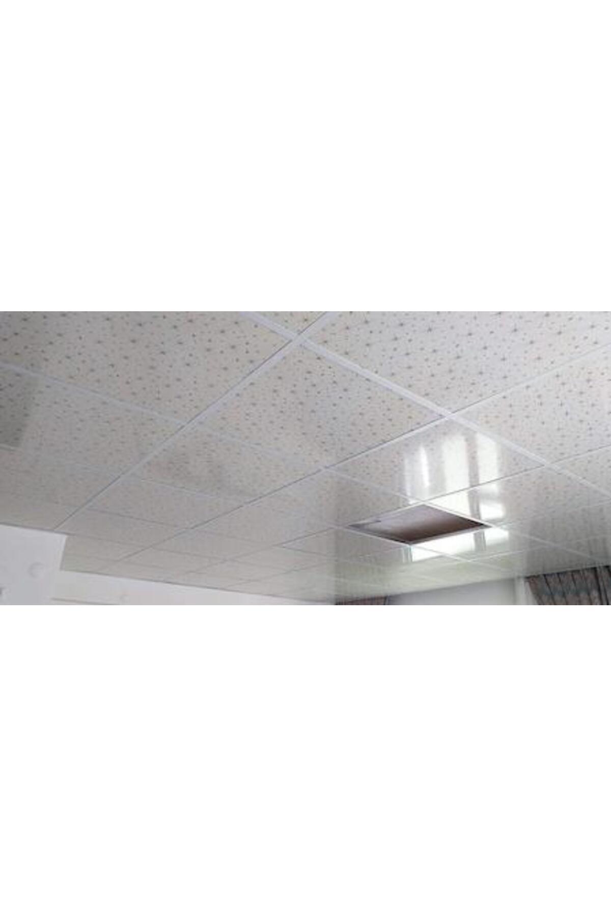60x60 Pvc Yıldız Desen Asma Tavan Paneli 1paket 20ad 7.2m2