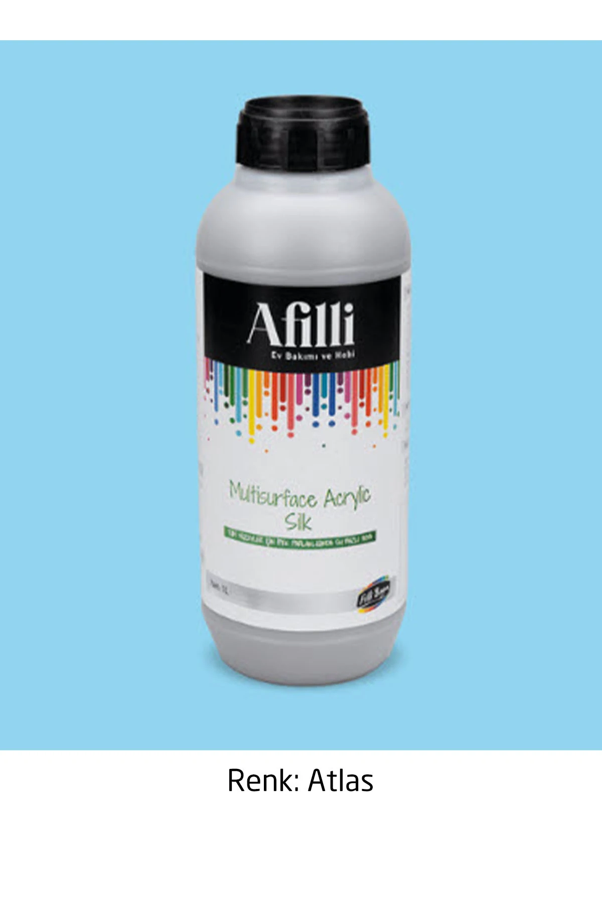 Afilli Multisurface Acrylic Silk -500 ml/ metal, seramik, taş, Pvc, Mobilya Vb.