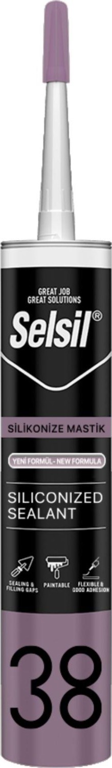 Selsıl Sılıkonıze Akrılık Mastık Beyaz 500GR