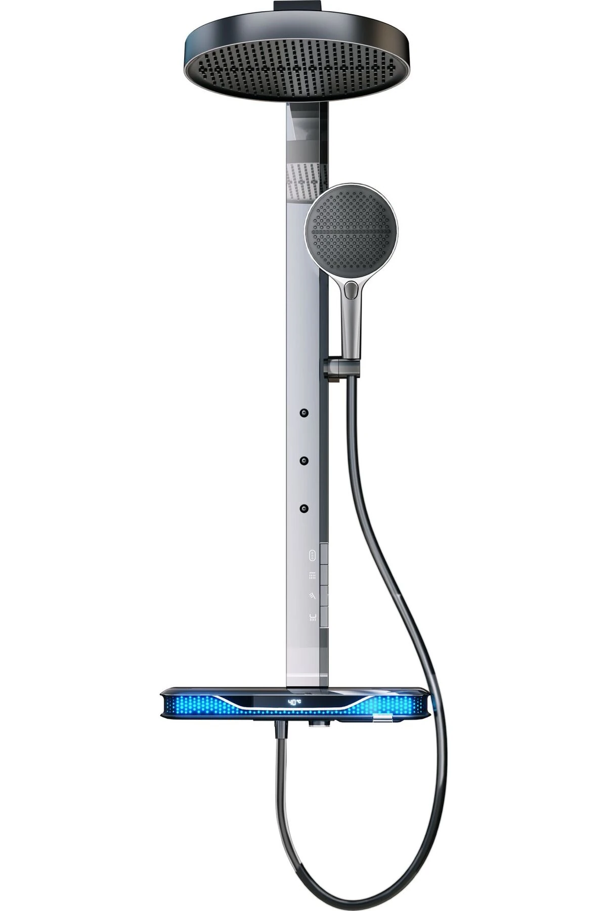 Rover Antrasit Teknolojik Piano Duş Sistemi