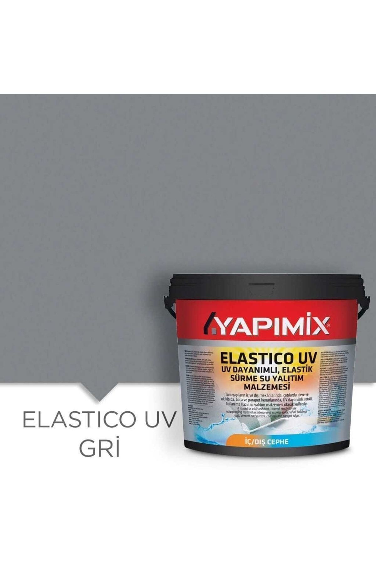Elastico Uv - Elastımerik Reçine Esaslı Sürme Su Yalıtım Malzemesi