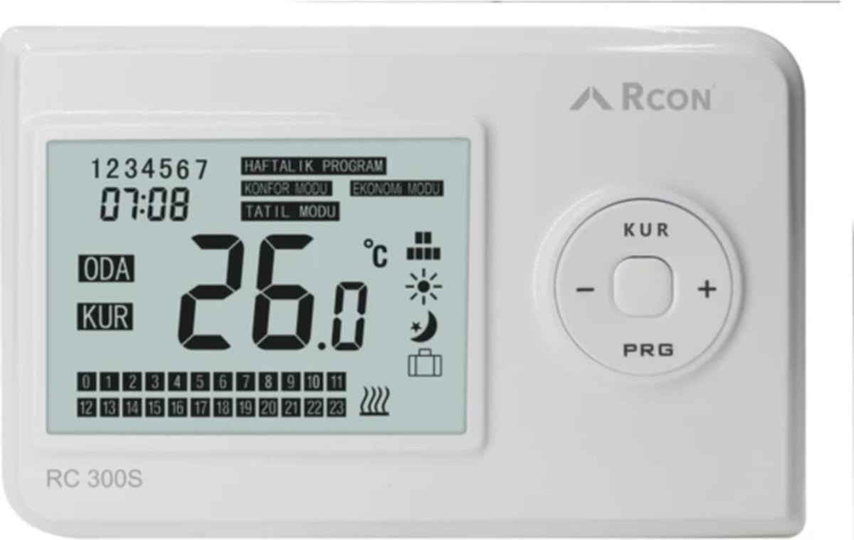 Rc 300S Dijital Kablosuz Haftalık Programlı Oda Termostat Rc