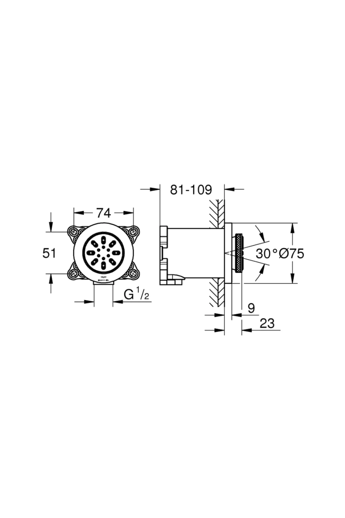 Rainshower Aqua - 26801gn0