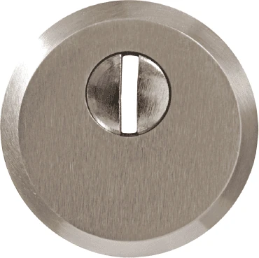 Çelik Kapı Yuvarlak Lüx Saten Rozet Tas