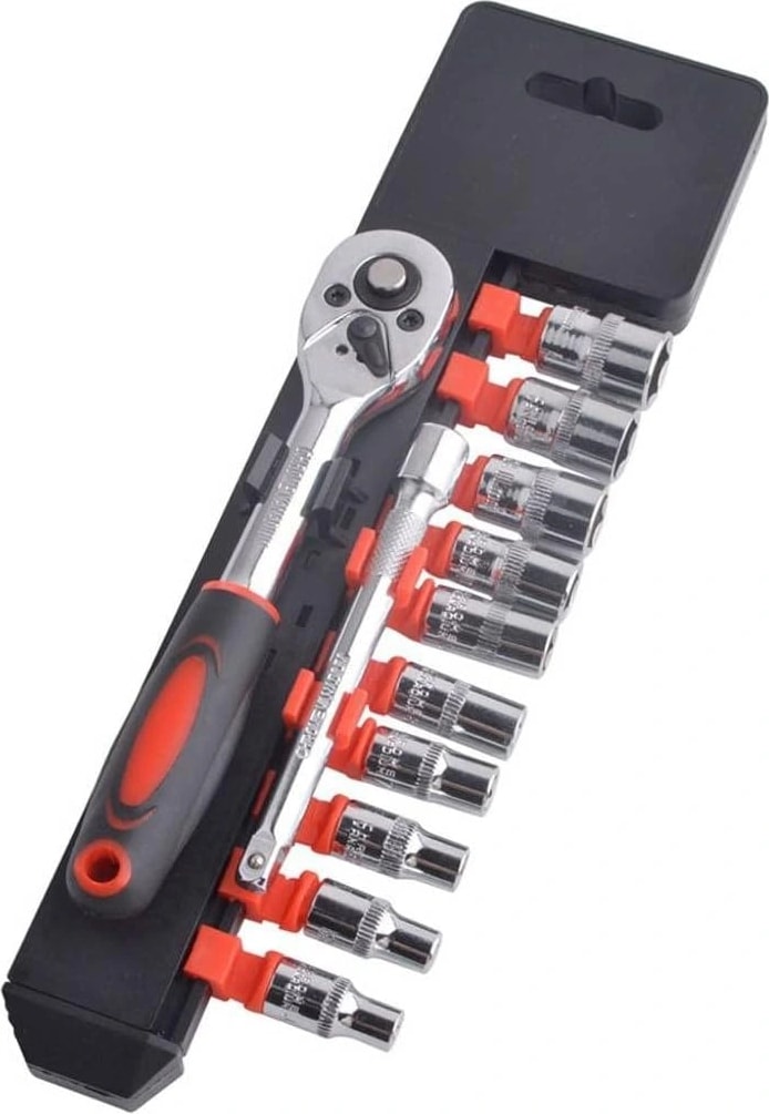 Cr-V Socket Set 12 Parça 1/2 Inç Vakumlu Lokma Seti (5047)