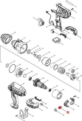 MAKİTA Için Kömür CB-441 Yedek Parça Kodu 195022-4