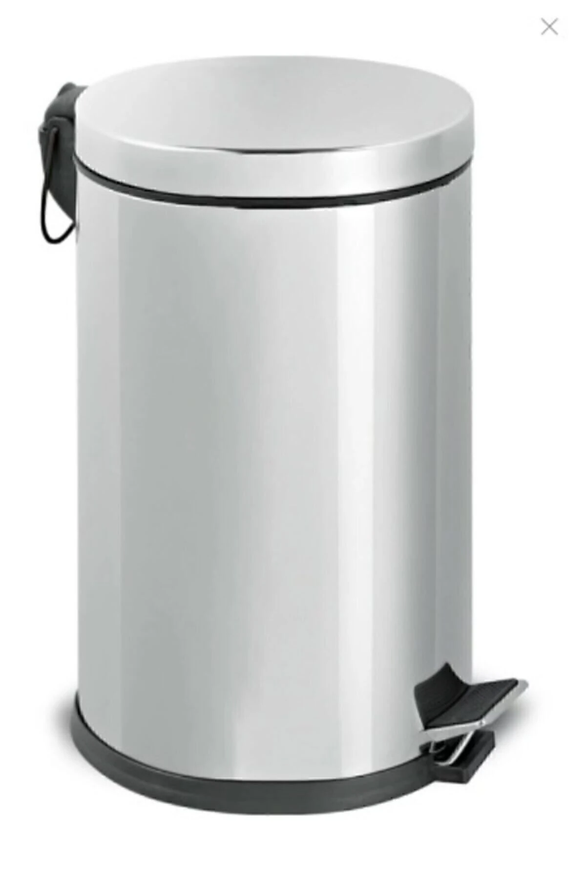 Tema 12 Lt Pedallı Çöp Kovası Krom 304 Kalite Paslanmaz