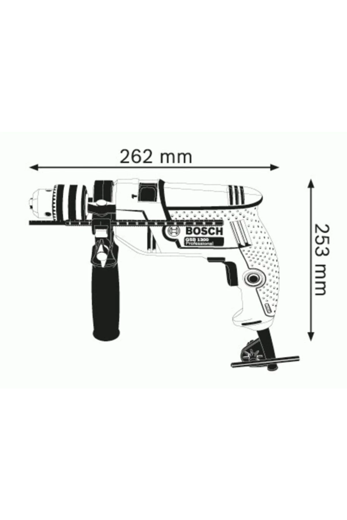 Darbeli Matkap 550 Watt Gsb 1300