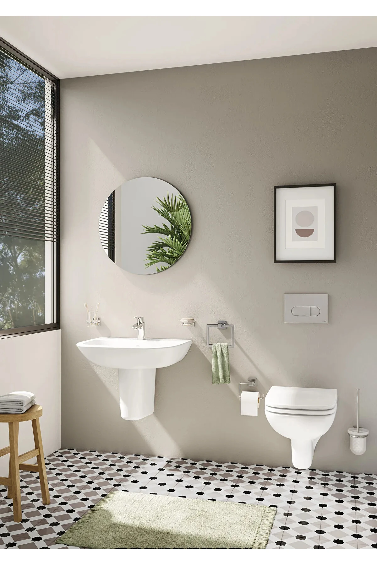 Asma Klozet, S20, Beyaz (Taharat Borusuz) 5507L003-0101