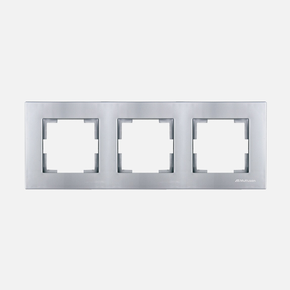 Rita 3'lü Yatay Çerçeve Inox