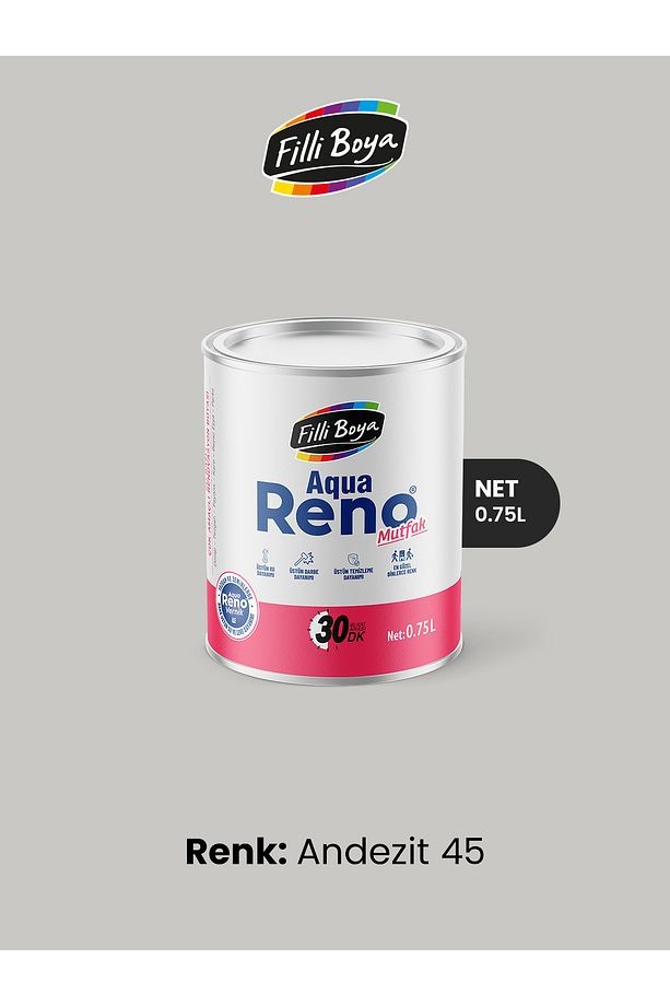 Aqua Reno Mutfak 0.75 Lt Andezit 45