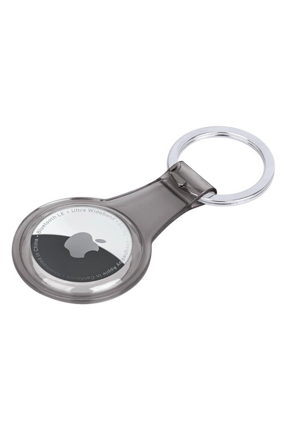 TYGO Airtag 07 Uyumlu Silikon Anahtarlık-Siyah