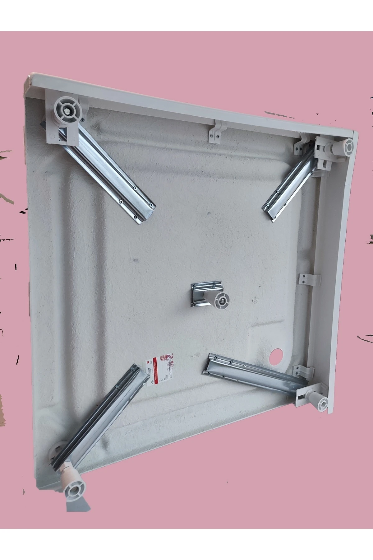 80 X 80 Duşakabin Tekneli Siyah Çizgili Karolaj Desen