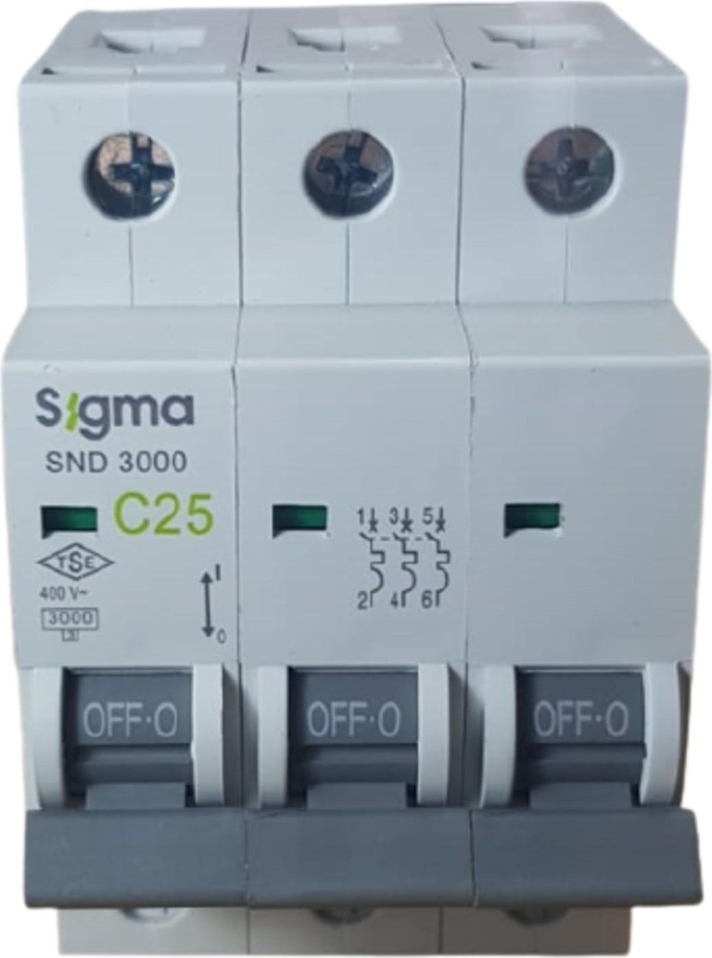 3X25A C/3ka W Otomatik Sigorta (4lü)