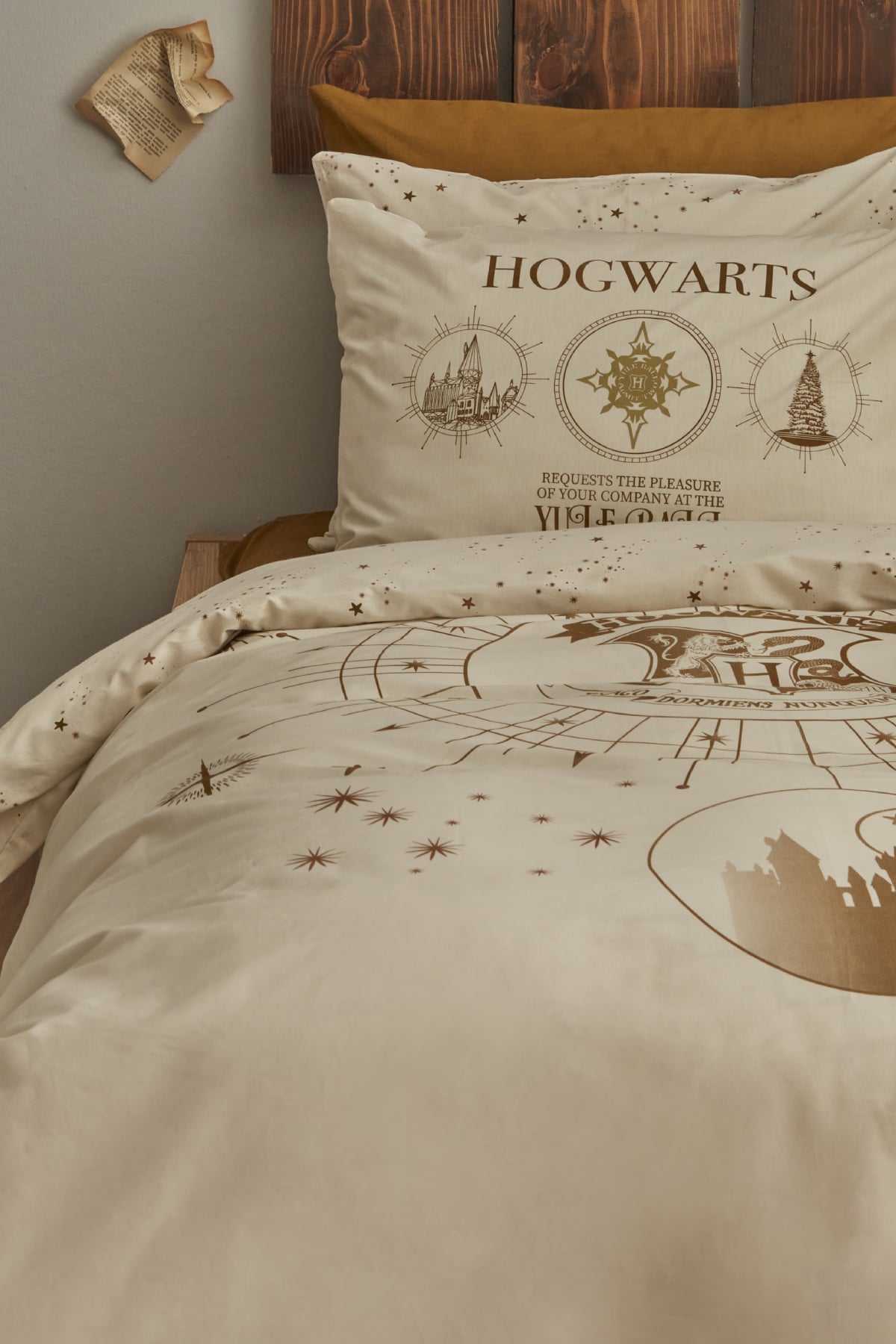 Harry Potter Charm %100 Pamuk Tek Kişilik Nevresim Takımı
