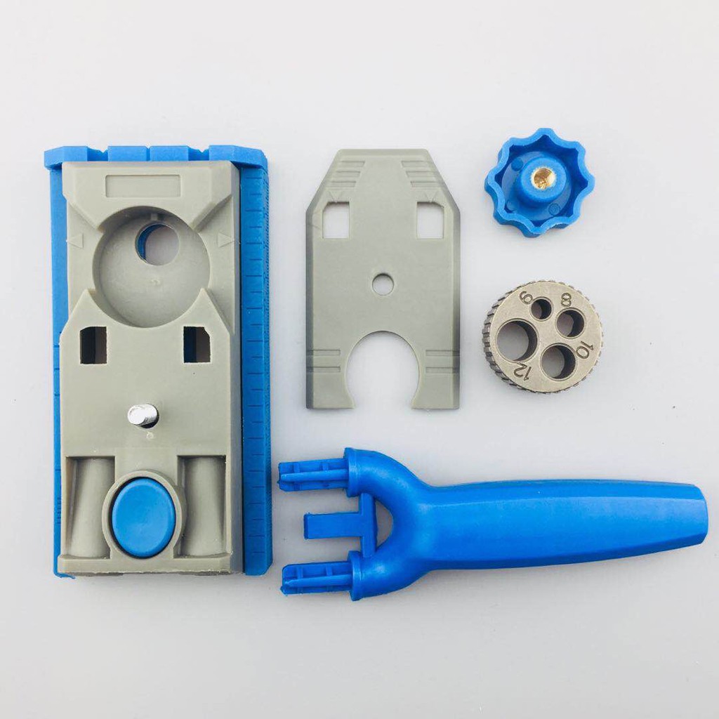 F Fityle Mini Cep Delik Jig Kiti Ortak Aracı Ağaç Işleme Eğik Matkap Kılavuzu Bits Set