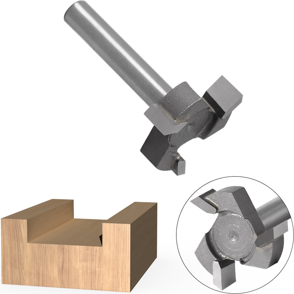 Cnc Spoilboard Yüzey Kaplama Freze Kesici Yönlendirici Bit 1/4 Inç Shank Karbür Uçlu Gravür Oyma Kesme Aletleri (Yurt Dışından)