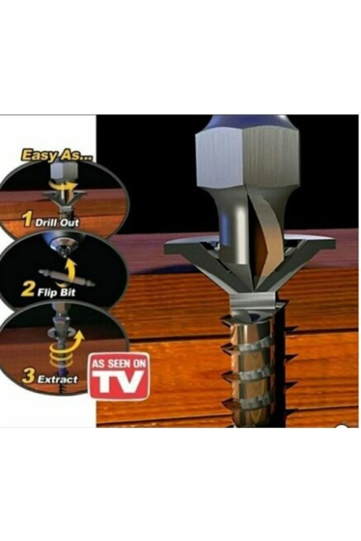 Vida Sökücü Bozuk Vida Çıkarıcı Hasar Görmüş Vida Sökme Aleti Yalama Vida Çıkarıcı