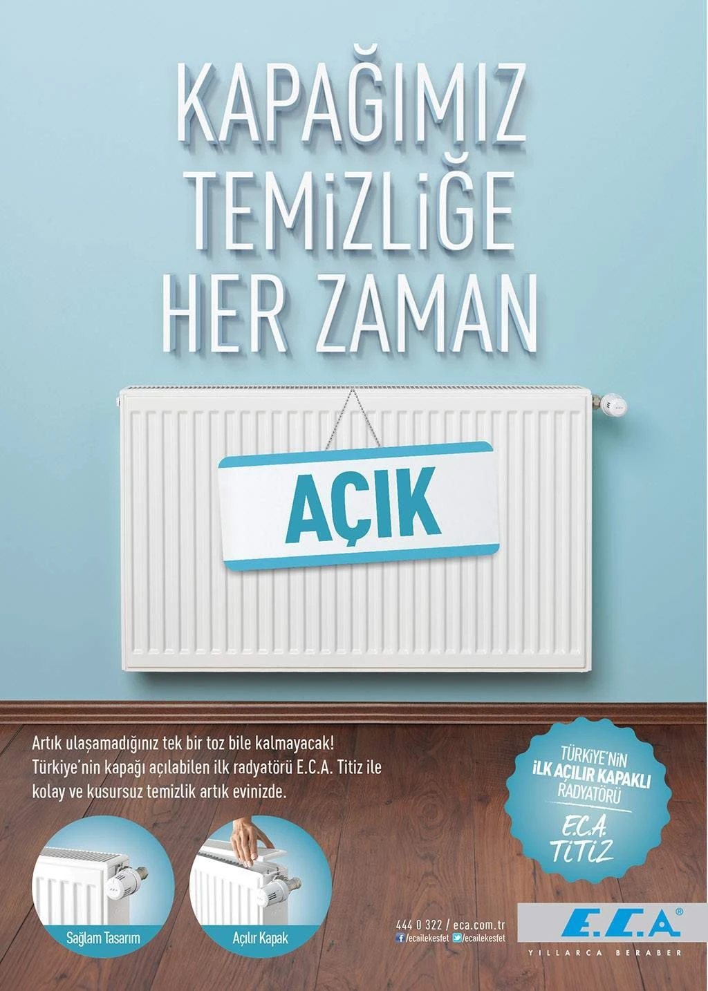 Eca Panel Radyatör 500X2600 Pkkp Tip 22