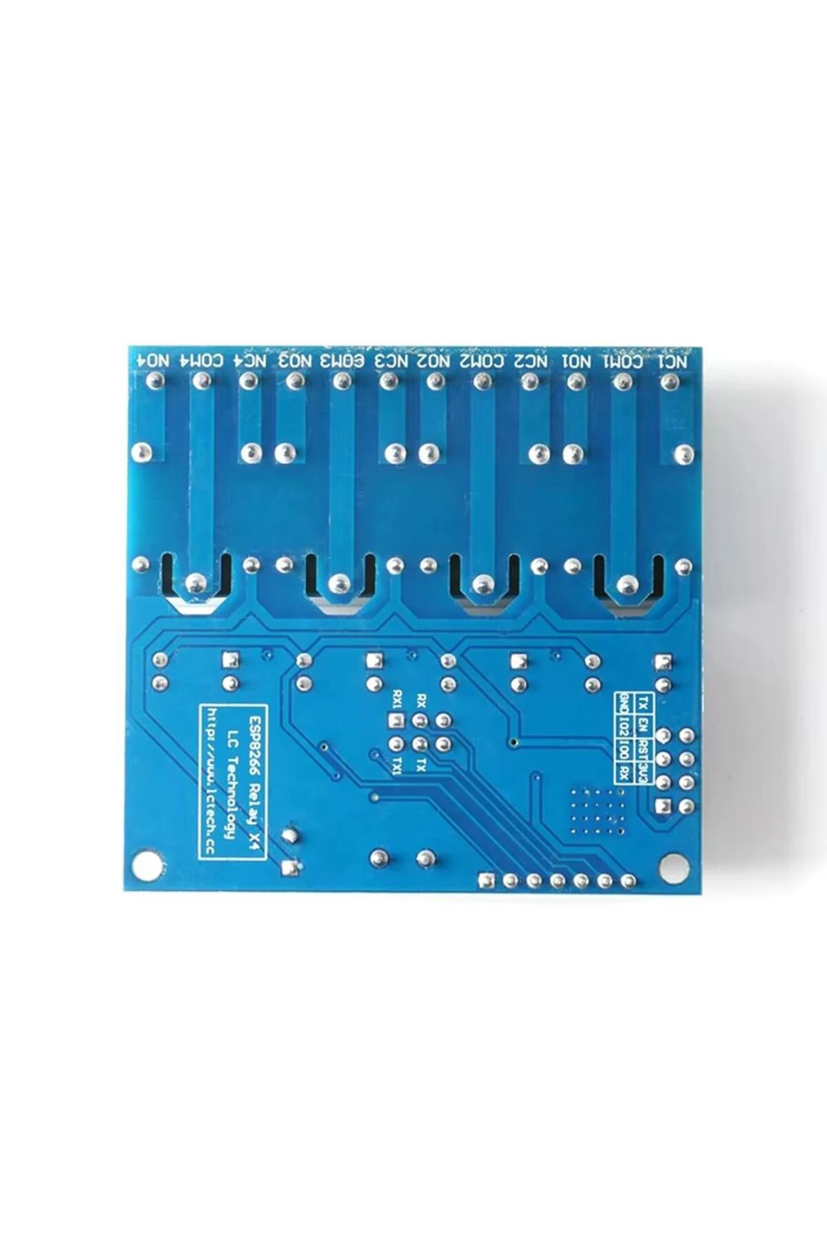 ESP8266 ESP-01 12V 4 Kanallı WiFi Röle Modülü - Akıllı Ev Uzaktan Kontrol Anahtarı