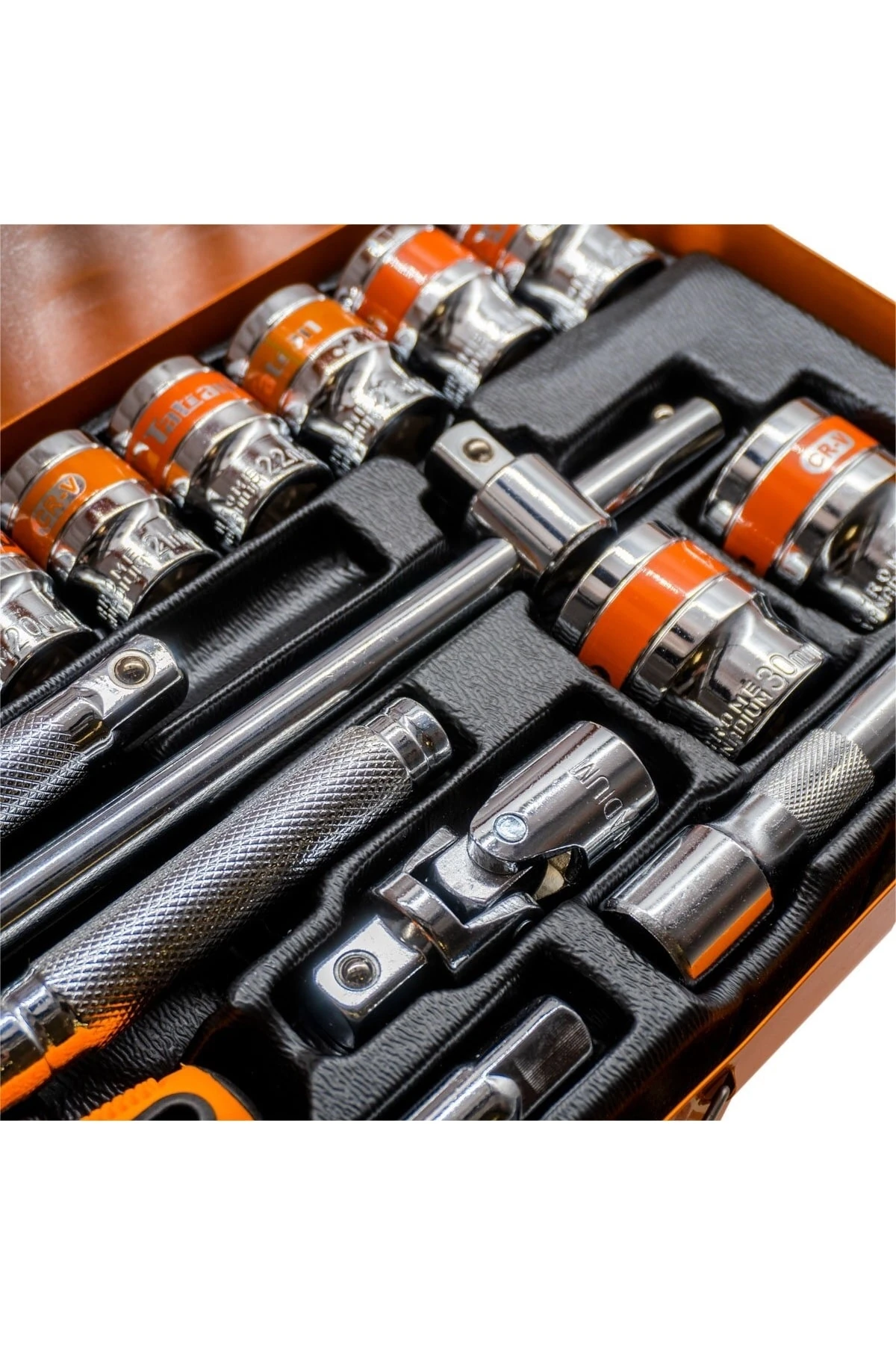 Profesyonel Altı Köşe 1/2 Lokma Takımı (25 Parça)