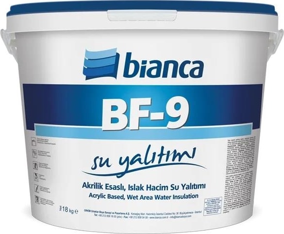 Bf-9 Akrilik Islak Hacim Su Yalıtımı 18 kg Mavi