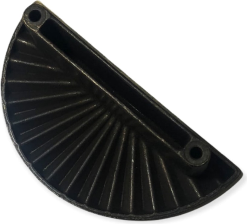 2'li Egesel Yelpaze 64 mm Antik Sarı Çekmece Kulp Mobilya Dolap Kulbu