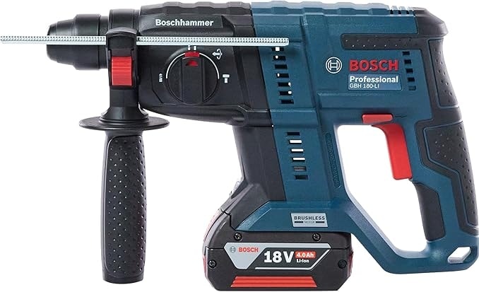 BOSCH Gbh 180-LI Akülü (1x4 Ah)+ Sds Plus Set