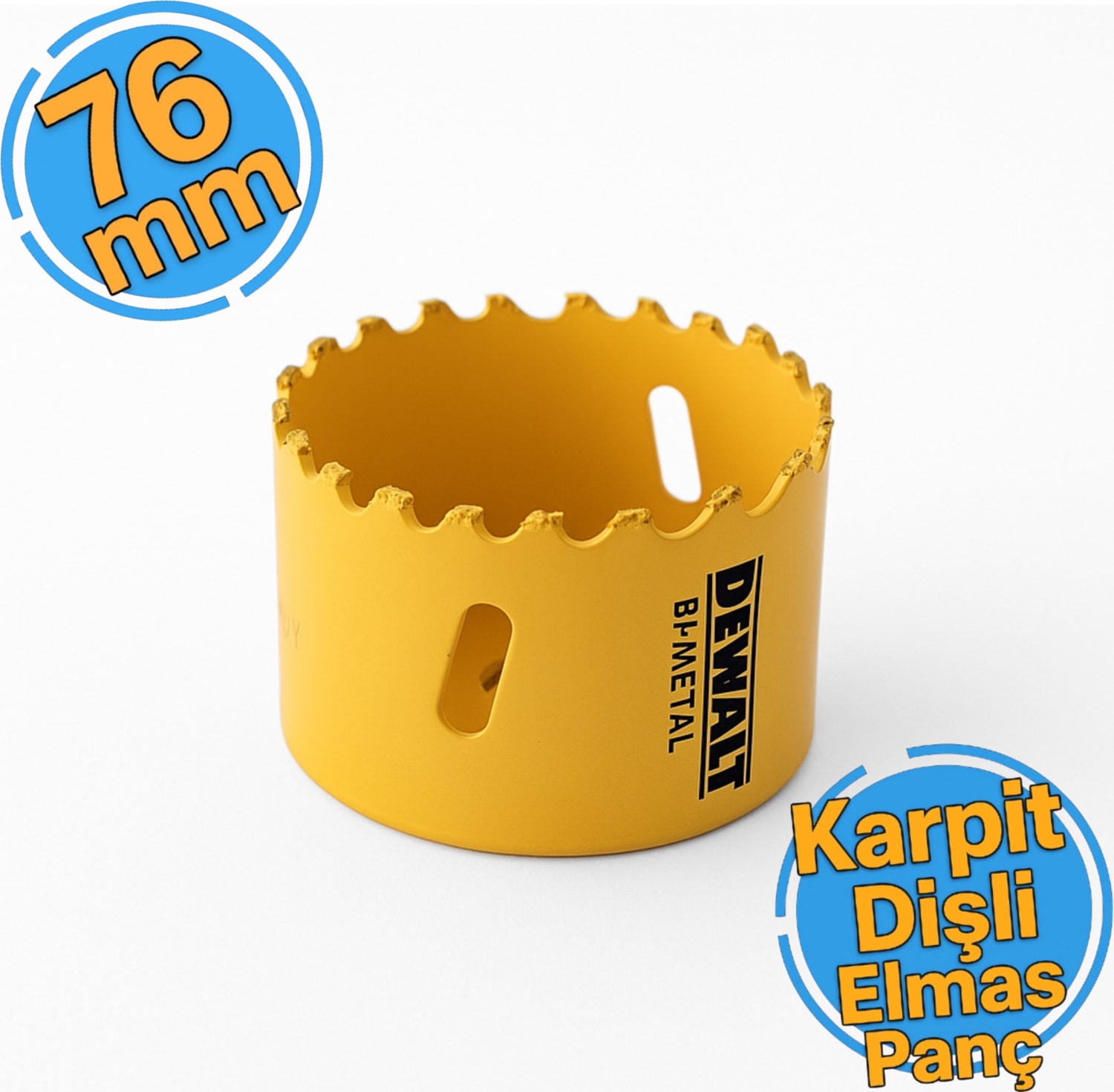 DEWALT DT8172 Karpit Dişli Delik Buat Açma Panç 76 mm